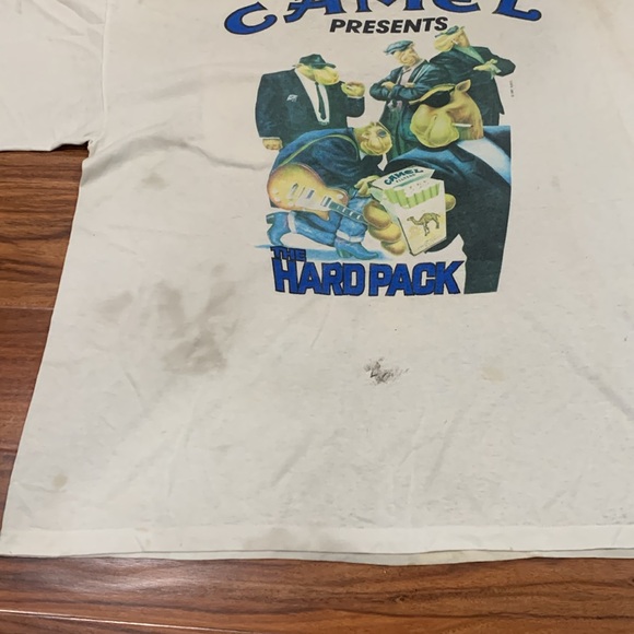 VINTAGE JOE CAMEL 1991 “THE HARD PACK” SINGLE STICH T-SHIRT - MENS SIZE XL - Picture 8 of 13
